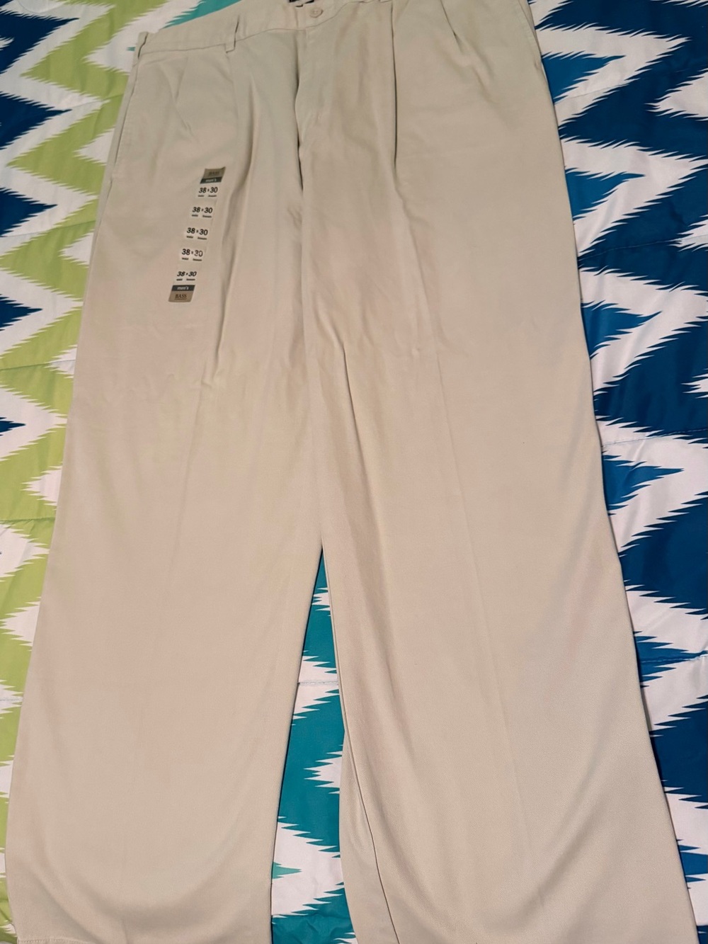 Bass Men's Dress Pants in Beige